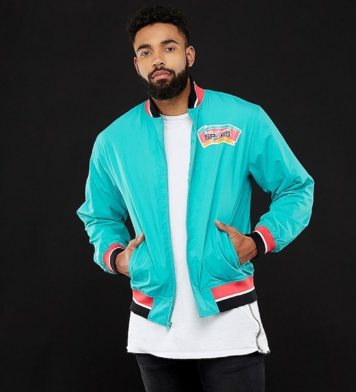 spurs mitchell and ness jacket